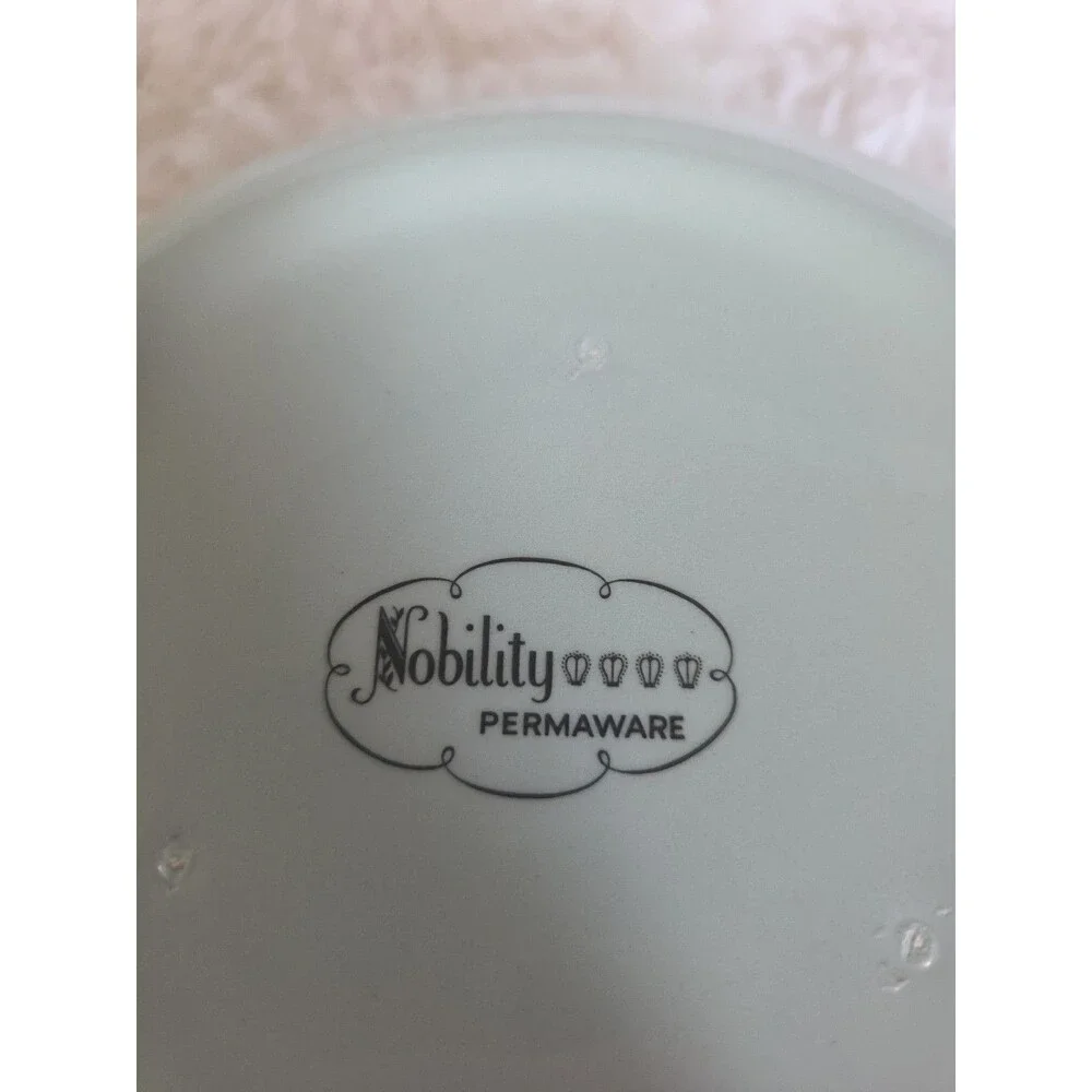 Mist  Nobility Permaware  Covered Vegetable  LID  1950s MCM Atomic Daisies